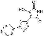CAS 登录号：80653-76-5， 4-羟基-3-(2-(吡啶基)-4-噻唑基)-马来酰亚胺