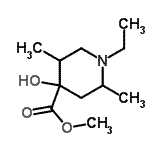 CAS 登录号：806595-93-7， 甲基1-乙基-4-羟基-2,5-二甲基-4-哌啶羧酸酯