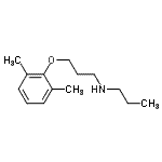 CAS 登录号：806600-92-0， 3-(2,6-二甲基苯氧基)-N-丙基-1-丙胺