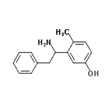CAS 登录号：806603-61-2， 3-(1-氨基-2-苯基乙基)-4-甲基苯酚