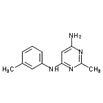 CAS#: 806606-02-0, 2-Methyl-N-(3-methylphenyl)-4,6-pyrimidinediamine