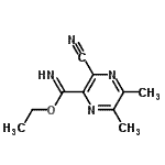 CAS#: 806628-46-6, Ethyl 3-cyano-5,6-dimethyl-2-pyrazinecarboximidate