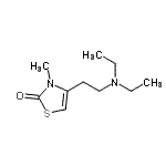 CAS#: 806649-48-9, 4-[2-(Diethylamino)ethyl]-3-methyl-1,3-thiazol-2(3H)-one