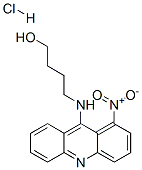 CAS 登录号:80704-89-8, 4-((1-硝基-9-吖啶基)氨基)-1-丁醇单盐酸盐