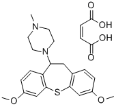 CAS#: 80709-63-3, 1-(10,11-Dihydro-3,7-Dimethoxydibenzo(b,f)Thiepin-10-Yl)-4-Methylpiperazine Maleate