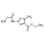 CAS#: 807267-05-6, Ethyl 4-(glycylamino)-1-methyl-1H-pyrrole-2-carboxylate