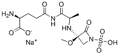 CAS#: 80734-22-1, Sodium (3R)-3-[[(1R)-1-[[(4S)-4-Amino-4-Carboxy-Butanoyl]Carbamoyl]Ethyl]Amino]-3-Methoxy-2-Oxo-Azetidine-1-Sulfonate