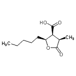 CAS#: 807346-05-0, (2S,3S,4R)-4-Methyl-5-oxo-2-pentyltetrahydro-3-furancarboxylic acid