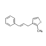 CAS#: 807370-07-6, 2-Methyl-3-[(2E)-3-phenyl-2-propen-1-yl]thiophene