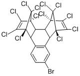 CAS#: 80789-65-7, 10-bromo-1,2,3,4,5,6,7,8,13,13,14,14-dodecachloro-1,4,4a,4b,5,8,8a,12b-octahydro-1,4:5,8-Dimethanotriphenylene