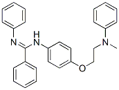CAS#: 80790-46-1, N-[4-[2-(Methylphenylamino)Ethoxy]Phenyl]-N'-Phenylbenzamidine