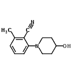 CAS#: 808133-87-1, 2-(4-Hydroxy-1-piperidinyl)-6-methylbenzonitrile