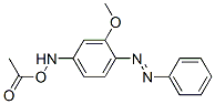CAS 登录号:80830-36-0, N-(乙酰氧基)-3-甲氧基-4-(苯基偶氮)-苯胺