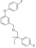 CAS 登录号:80843-56-7, 1-(4-氟苯氧基)-3-((2-(4-氟苯基)-2-甲基丁氧基)甲基)苯