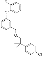 CAS#: 80843-66-9, 1-((2-(4-Chlorophenyl)-2-Methylpropoxy)Methyl)-3-(2-Fluorophenoxy)Benzene