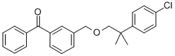 CAS#: 80843-74-9, (3-((2-(4-Chlorophenyl)-2-Methylpropoxy)Methyl)Phenyl)Phenylmethanone