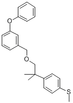 CAS 登录号:80843-76-1, 3-苯氧基苄基 2-(4-甲硫基苯基)-2-甲基丙基醚