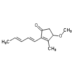 CAS#: 808735-48-0, 4-Methoxy-3-methyl-2-[(1E,3E)-1,3-pentadien-1-yl]-2-cyclopenten-1-one