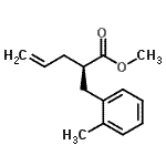 CAS#: 808765-71-1, Methyl (2R)-2-(2-methylbenzyl)-4-pentenoate