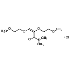 CAS 登录号：80879-59-0， (2E)-1-氯-2,3-二(2-甲氧基乙氧基)-N,N-二甲基-2-丙烯-1-胺盐酸盐(1:1)