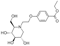CAS#: 80879-63-6, 1,5-Dideoxy-1,5-[[2-[4-(Ethoxycarbonyl)Phenoxy]Ethyl]Imino]-D-Glucitol