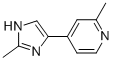 CAS 登录号：80882-69-5， 2-甲基-4-(2-甲基-1H-咪唑-4-基)-吡啶