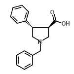 CAS#: 80896-73-7, (3R,4S)-1-Benzyl-4-phenyl-3-pyrrolidinecarboxylic acid