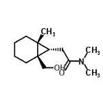 CAS#: 809237-28-3, 2-[(1R,6R,7S)-1-(Hydroxymethyl)-6-methylbicyclo[4.1.0]hept-7-yl]-N,N-dimethylacetamide