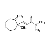 CAS#: 809237-40-9, (2E)-N,N-Dimethyl-3-(1-methyl-2-methylenecycloheptyl)acrylamide