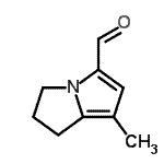 CAS#: 80933-78-4, 7-Methyl-2,3-dihydro-1H-pyrrolizine-5-carbaldehyde