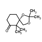 CAS#: 810682-14-5, (5S)-2,2,6,6-Tetramethyl-1,3-dioxaspiro[4.5]decan-7-one