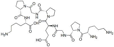 CAS 登录号：81081-59-6， 赖氨酰-脯氨酰-甘氨酰-谷氨酰-脯氨酰-甘氨酰-脯氨酰-赖氨酸