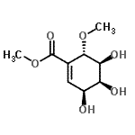 CAS#: 811443-38-6, Methyl (3S,4S,5S,6S)-3,4,5-trihydroxy-6-methoxy-1-cyclohexene-1-carboxylate