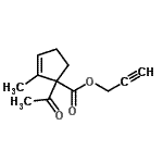 CAS#: 811784-55-1, 2-Propyn-1-yl 1-acetyl-2-methyl-2-cyclopentene-1-carboxylate