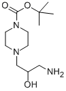 CAS 登录号：811841-98-2， (+/-)-1-氨基-3-N-(4'-叔丁氧羰基-哌嗪基)-2-丙醇
