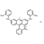 CAS#: 81263-05-0, 9-(2-Carboxyphenyl)-3,6-bis[(2-methylphenyl)amino]xanthenium chloride