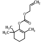 CAS 登录号：812639-01-3， 烯丙基2,6,6-三甲基-1-环己烯-1-基碳酸酯