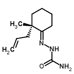 CAS#: 812639-25-1, (2E)-2-[(2S)-2-Allyl-2-methylcyclohexylidene]hydrazinecarboxamide