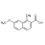 CAS#: 812690-20-3, 7-Methoxy-1-methyl-2-naphthoic acid