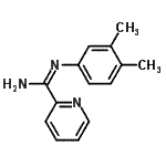 CAS 登录号：812692-64-1， N-(3,4-二甲基苯基)-2-吡啶甲脒
