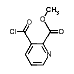 CAS#: 81335-71-9, Methyl 3-(chlorocarbonyl)-2-pyridinecarboxylate