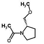 CAS#: 81390-99-0, 1-[(2S)-2-(Methoxymethyl)-1-pyrrolidinyl]ethanone