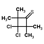 CAS 登录号：814876-19-2， 3,3-二氯-2,2,4,4-四甲基-环丁烷硫酮
