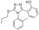 CAS 登录号：81518-46-9， 2-(4-(2-甲基苯基)-5-(丙基硫代)-4H-1,2,4-三唑-3-基)苯酚