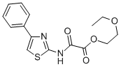 CAS 登录号:81529-70-6, 2-乙氧基乙基 N-(4-苯基噻唑-2-基)草氨酸酯
