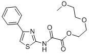 CAS#: 81529-71-7, 2-(2-Methoxyethoxy)Ethyl Oxo((4-Phenyl-2-Thiazolyl)Amino)Acetate