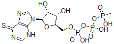CAS#: 81536-59-6, Thioinosine 5'-(beta, gamma-Methylene)Triphosphate