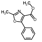 CAS 登录号：815575-47-4， 甲基2-甲基-5-苯基-1,3-恶唑-4-羧酸酯