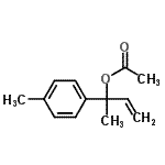 CAS 登录号：815602-48-3， 2-(4-甲基苯基)-3-丁烯-2-基乙酸酯