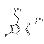 CAS 登录号：81569-38-2， 乙基2-氟-4-丙基-1,3-噻唑-5-羧酸酯
